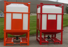 Intermediate Bulk Containers, IBC containers, Hopper Bottom Intermediate Bulk Containers, Hopper Bottom IBC totes, Hopper Bottom Totes